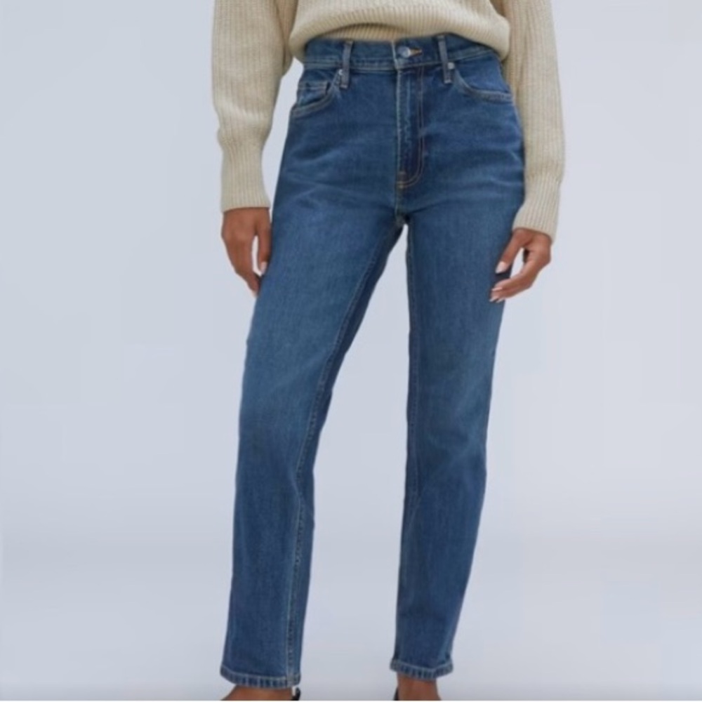 Everlane The Original Cheeky Jean Size 31 Washed Midnight 48